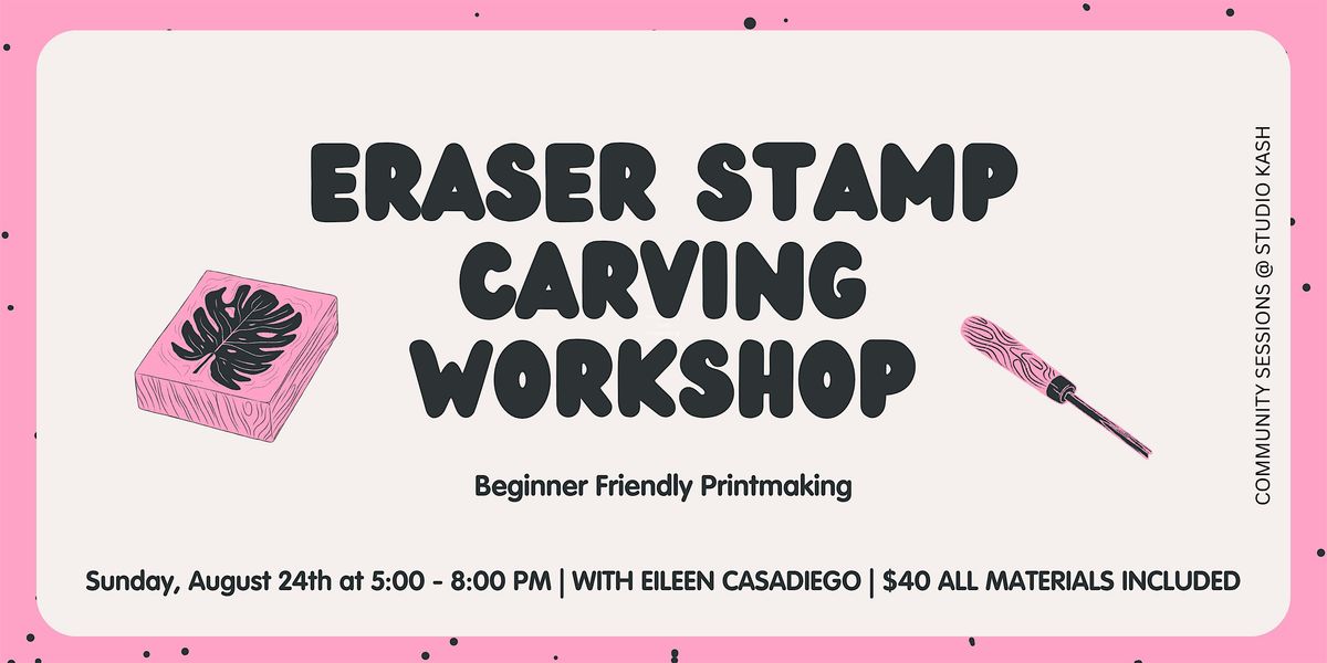 Eraser Stamp Carving Workshop — Beginner Friendly Printmaking, 24 August | Event in Northport | AllEvents