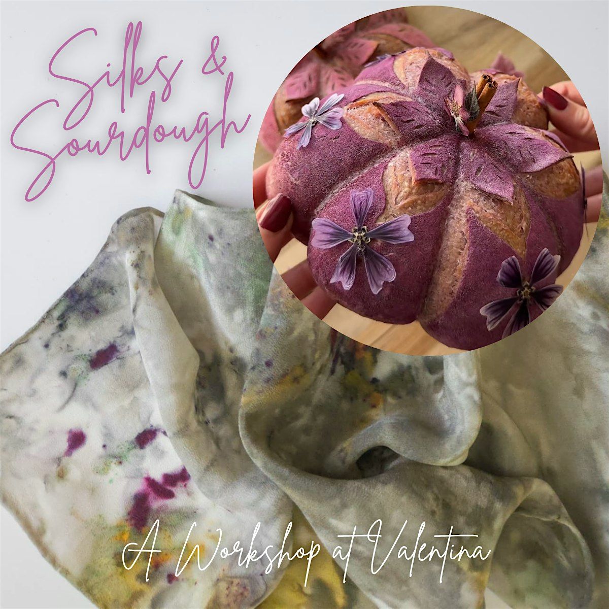 Silks & Sourdough: Natural Silk Dyeing & Artistic Sourdough, 4 October | Event in Encinitas | AllEvents