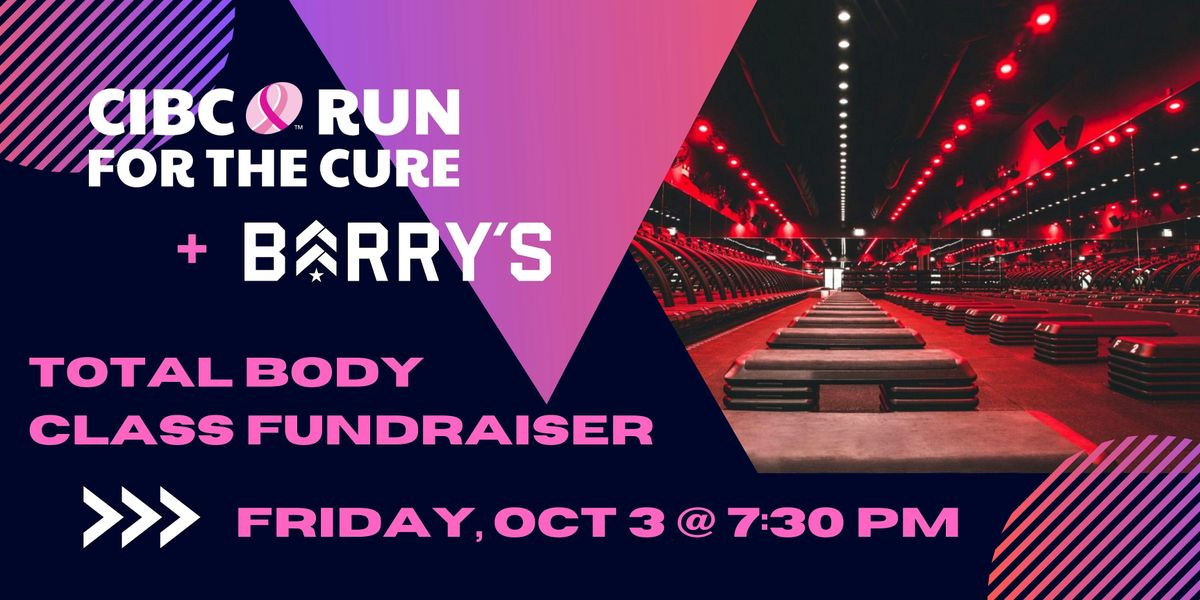 CIBC Run for the Cure + Barry's - Total Body Class Fundraiser, 3 October | Event in Calgary | AllEvents