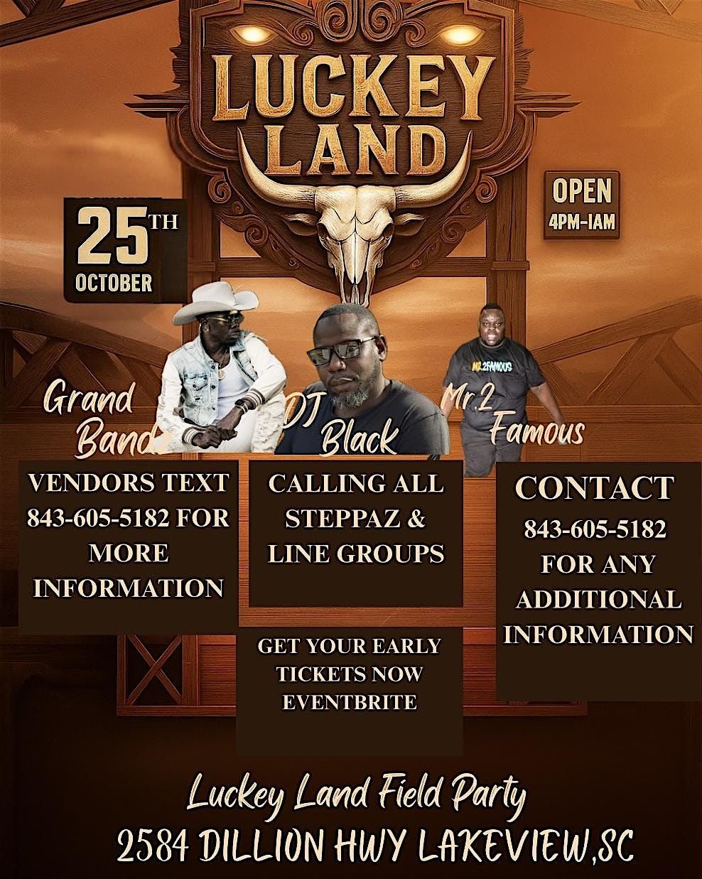 Luckey Land Field Party, 25 October | Event in Lake View | AllEvents