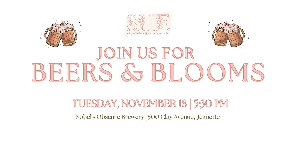 SHE's Brewing Up Some Holiday Cheer - Join us for Beers & Blooms!, 18 November | Event in Jeannette | AllEvents