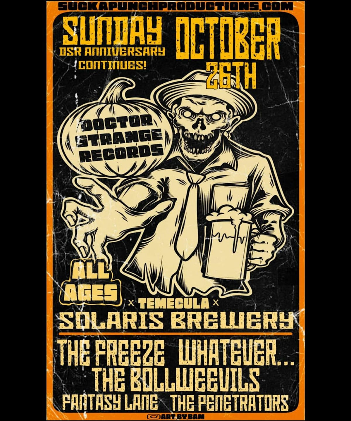 The Freeze Whatever The Bollweevils Fantasy Lane The Penetrators, 26 October | Event in Murrieta | AllEvents