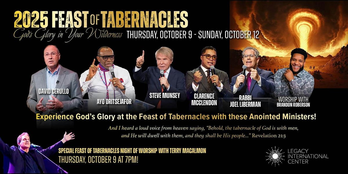 Feast Of Tabernacles at Legacy (Local Registration), 9 October | Event in San Diego | AllEvents