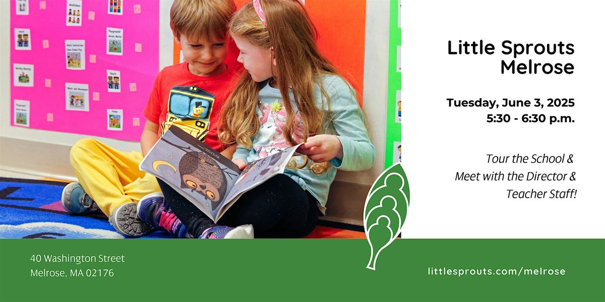 Little Sprouts Melrose Preschool Open House, 3 June | Event in Melrose | AllEvents