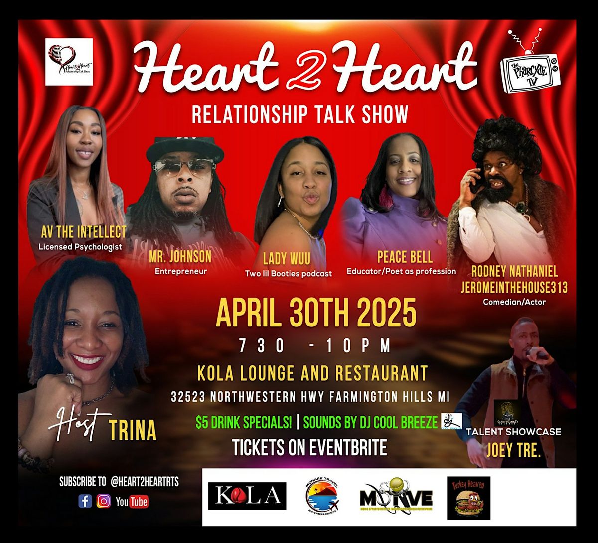 HEART 2 HEART RELATIONSHIP TALK SHOW | Event in Farmington Hills | AllEvents