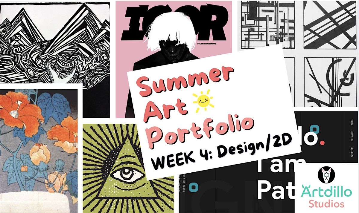 Art Portfolio Development Program (All Ages 15+) Week 4: Design/2D, 15 July | Event in Flint | AllEvents