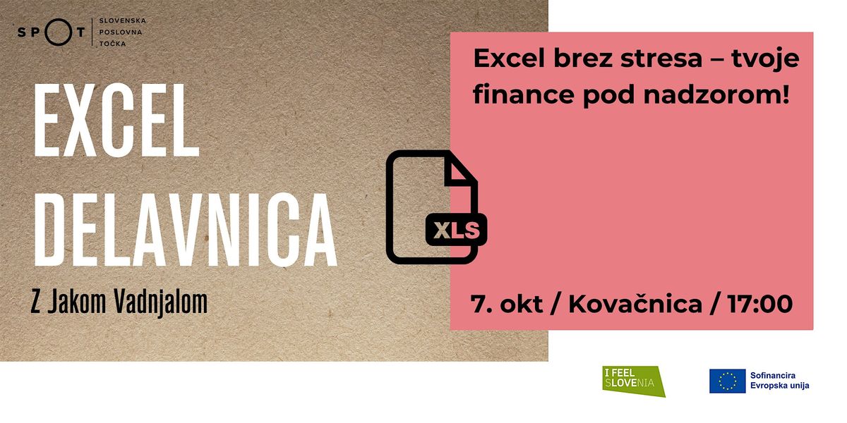 EXCEL DELAVNICA, 7 October | Event in Kranj | AllEvents