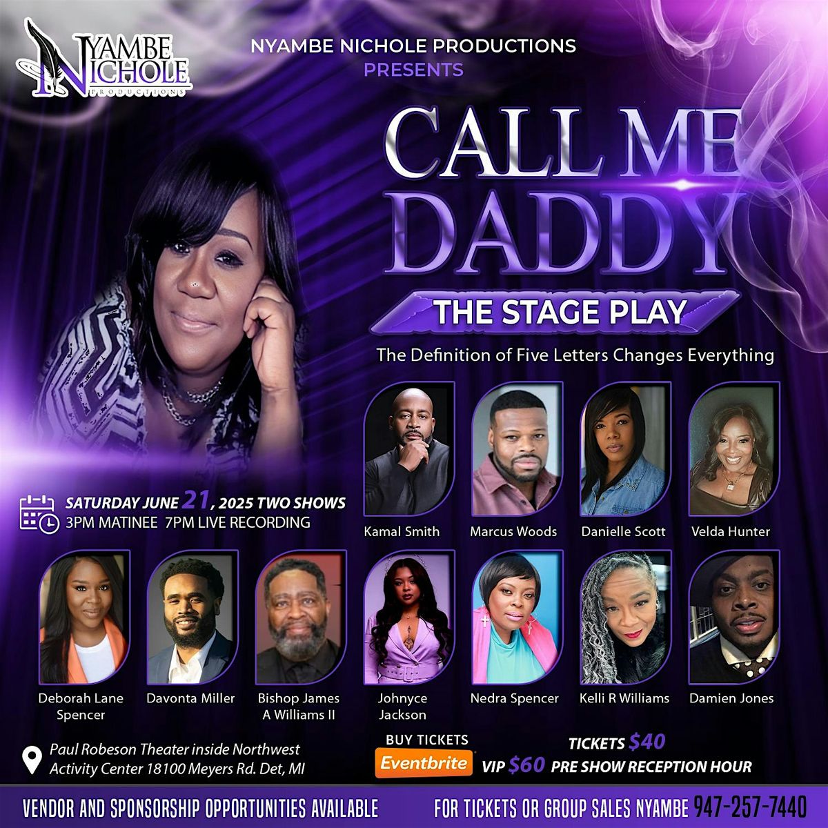 Call Me Daddy The Stage Play, 21 June | Event in Detroit | AllEvents