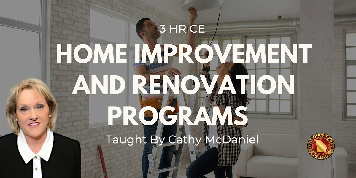 Home Improvement and Renovation Programs | 3 HR CE, 30 September | Event in Duluth | AllEvents