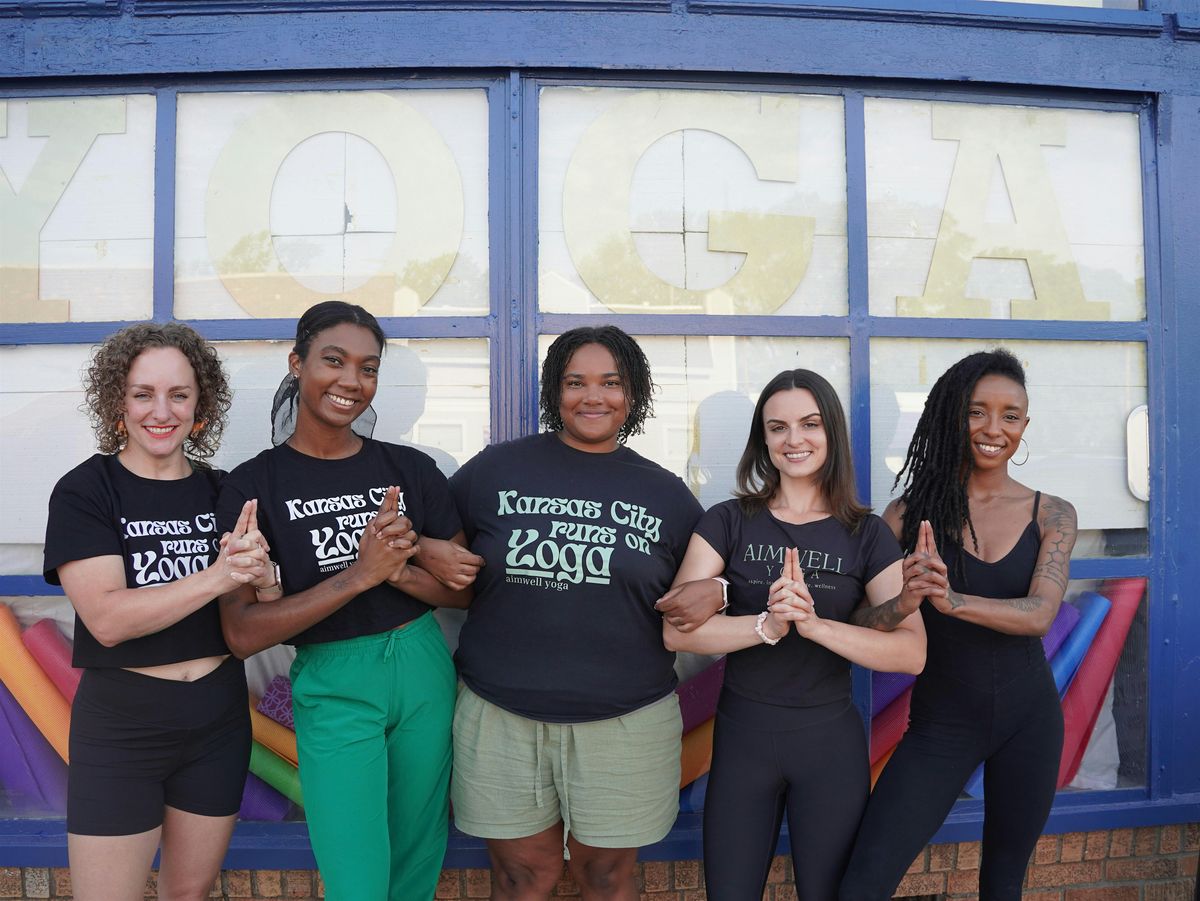 AIMwell Yoga 1 Year Studio Celebration, 24 August | Event in Kansas City | AllEvents