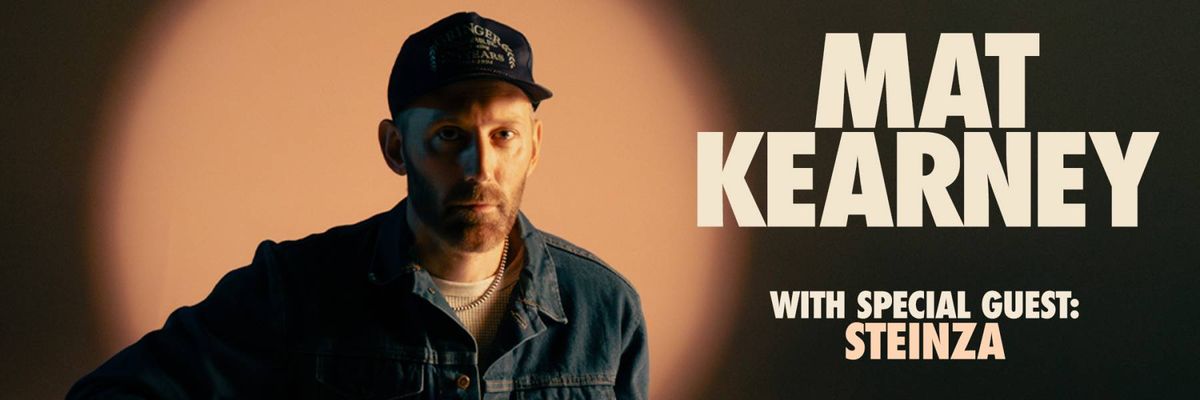 Mat Kearney with Steinza, 18 September | Event in Omaha | AllEvents