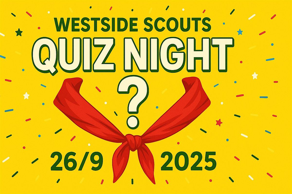 Westside Scouts Quiz Night, 26 September | Event in London | AllEvents