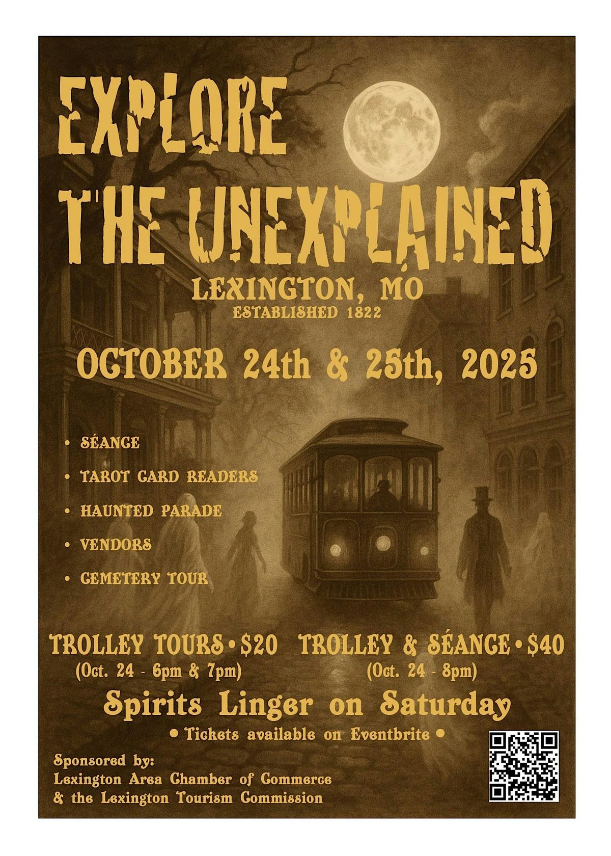 The Unexplained, 24 October | Event in Lexington | AllEvents