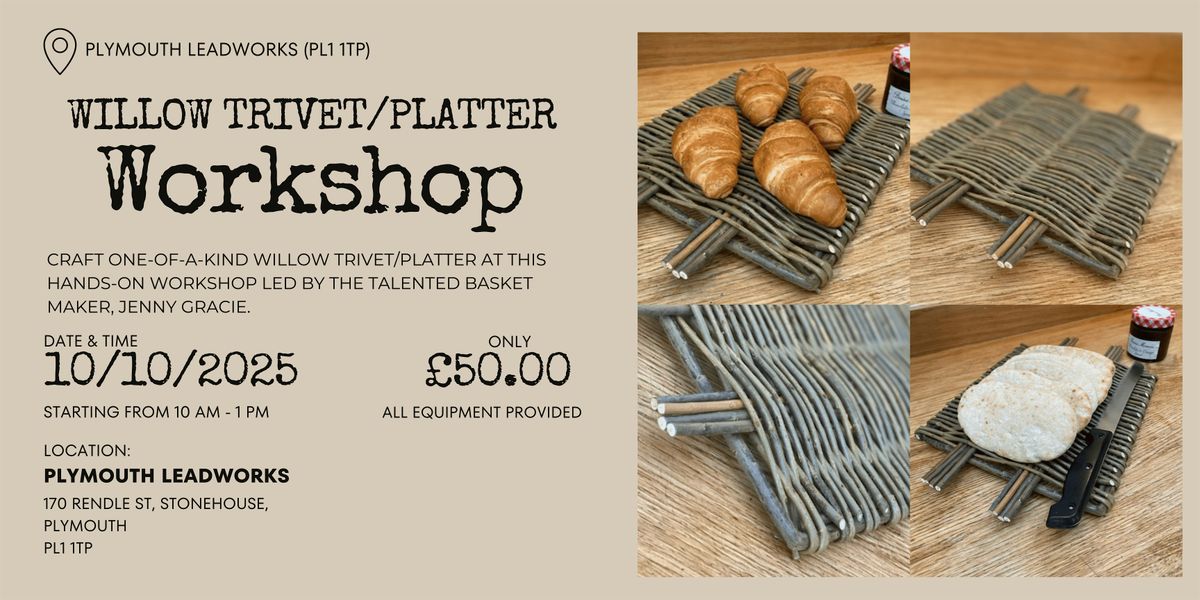 Willow Trivet/Platter Workshop, 10 October | Event in Stonehouse | AllEvents
