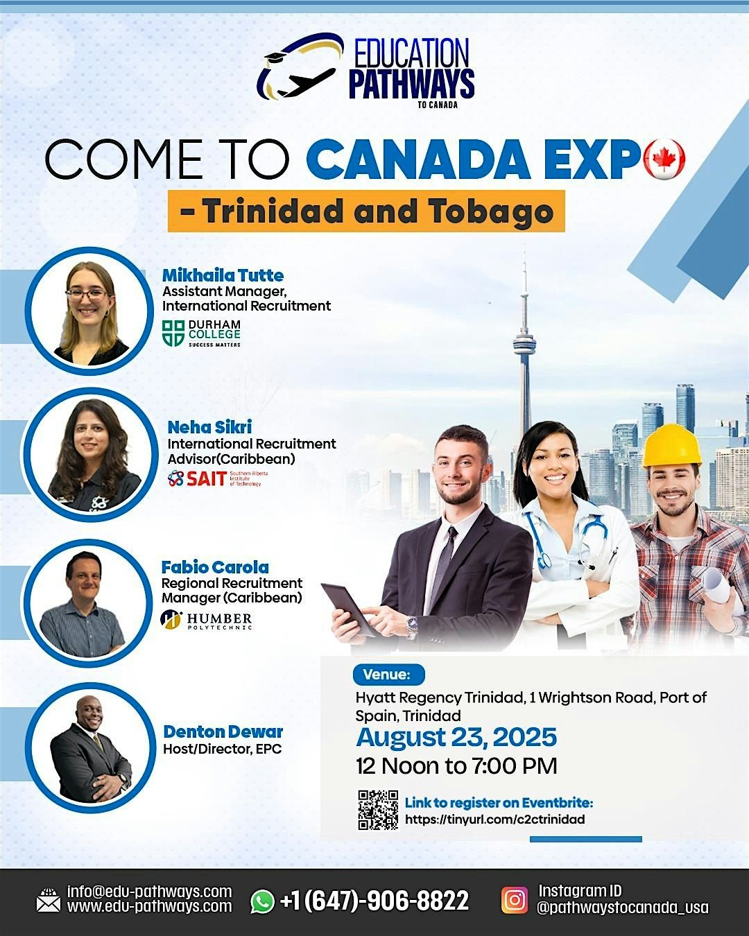 COME TO CANADA EXPO - Trinidad and Tobago, 23 August | Event in Port of Spain | AllEvents