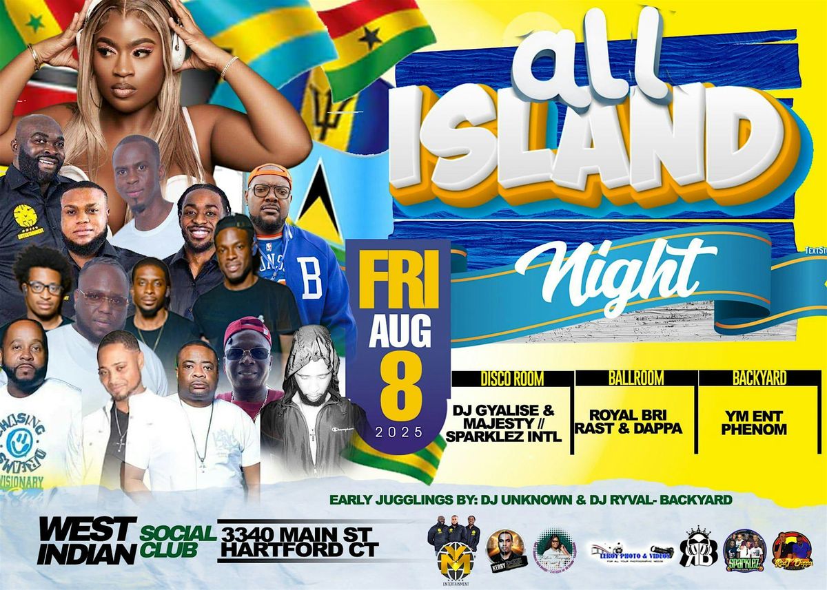 ALL ISLAND NIGHT! - Celebration Week (#CW2025) | Event in Hartford | AllEvents