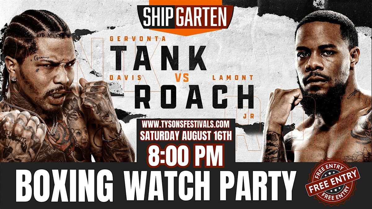 Boxing Watch Party: Davis vs Roach 2, 16 August | Event in Mclean | AllEvents