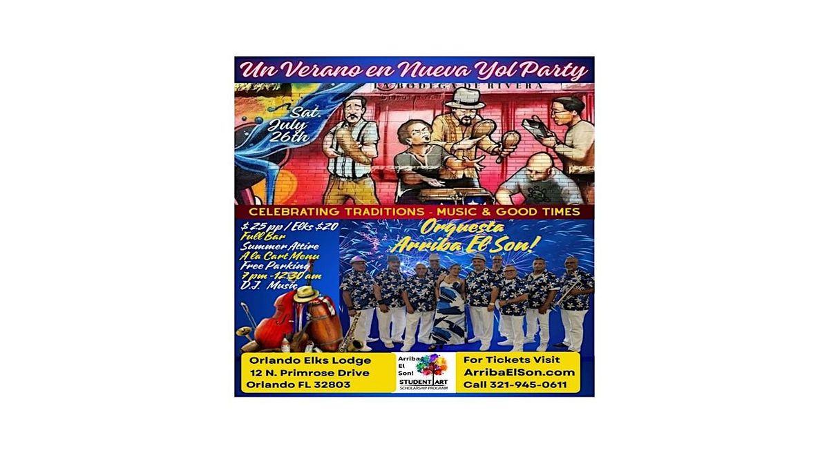 Un Verano en Nueva Yol Party" -  Baile Latino - Salsa y Mas, 26 July | Event in Orlando | AllEvents