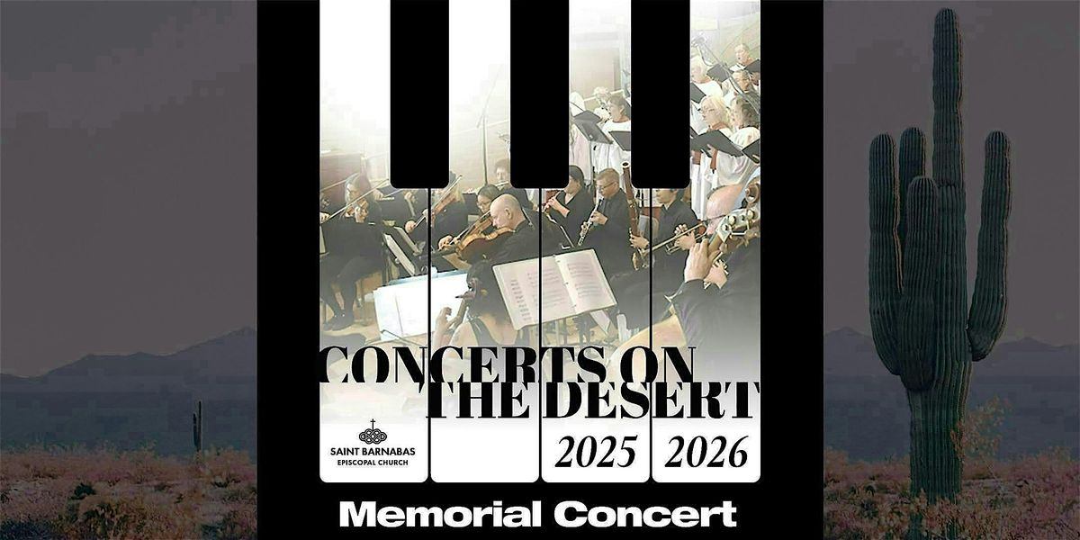 Benefit Concert of Remembrance - ticketed ($30), 1 November | Event in Paradise Valley | AllEvents