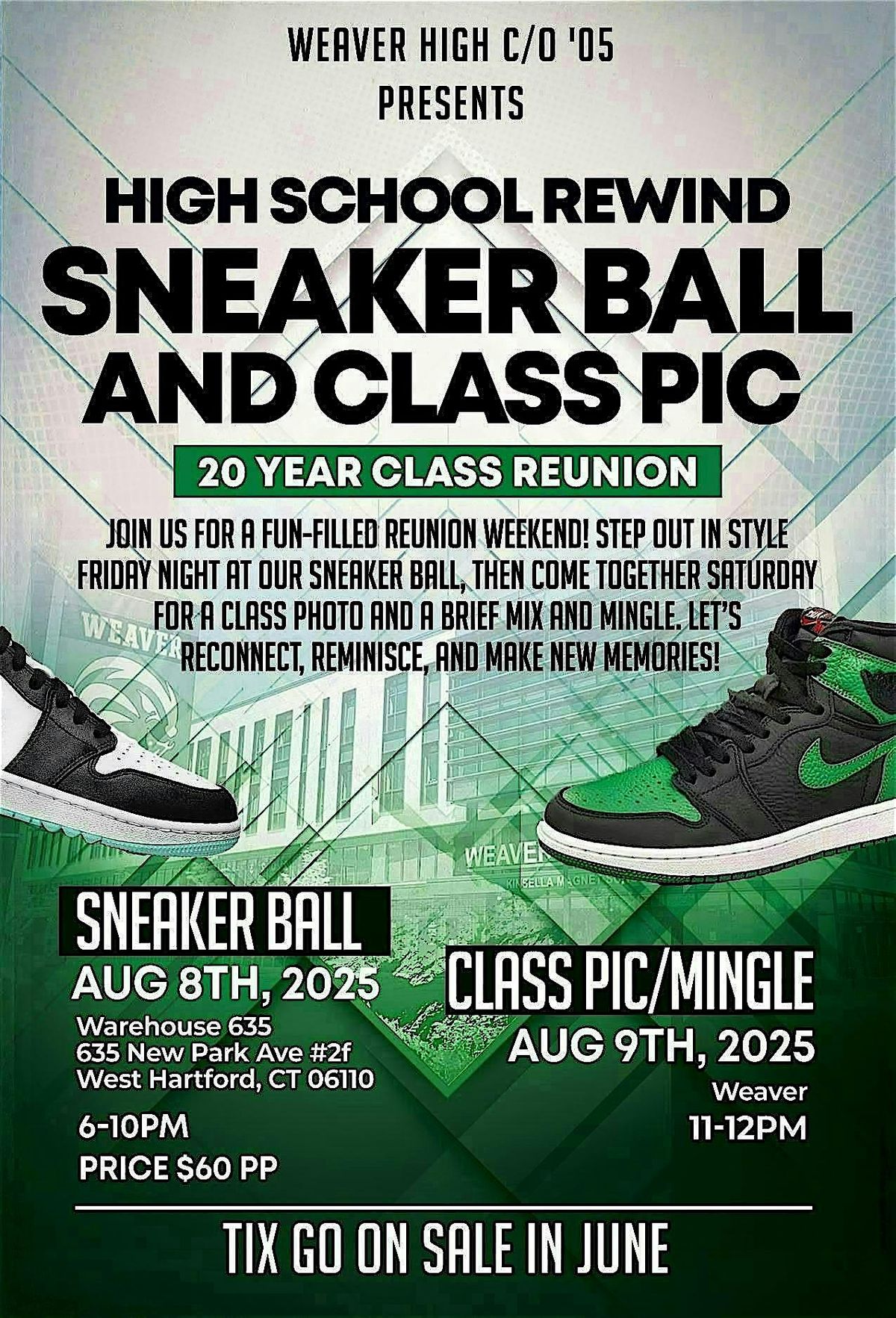 Weaver High C/O '05 High School Rewind (20 Year Class Reunion), 8 August | Event in West Hartford | AllEvents