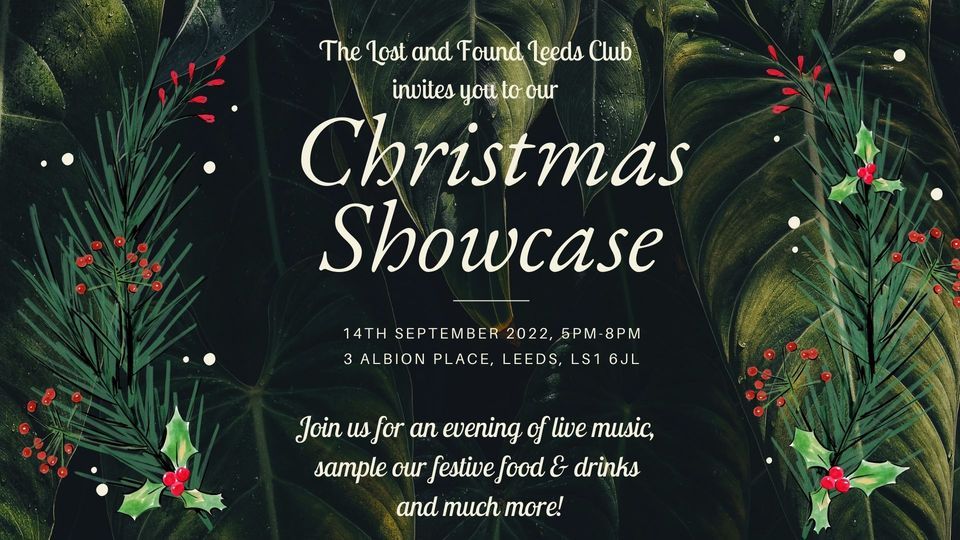 The Lost and Found Leeds Club's Christmas Showcase