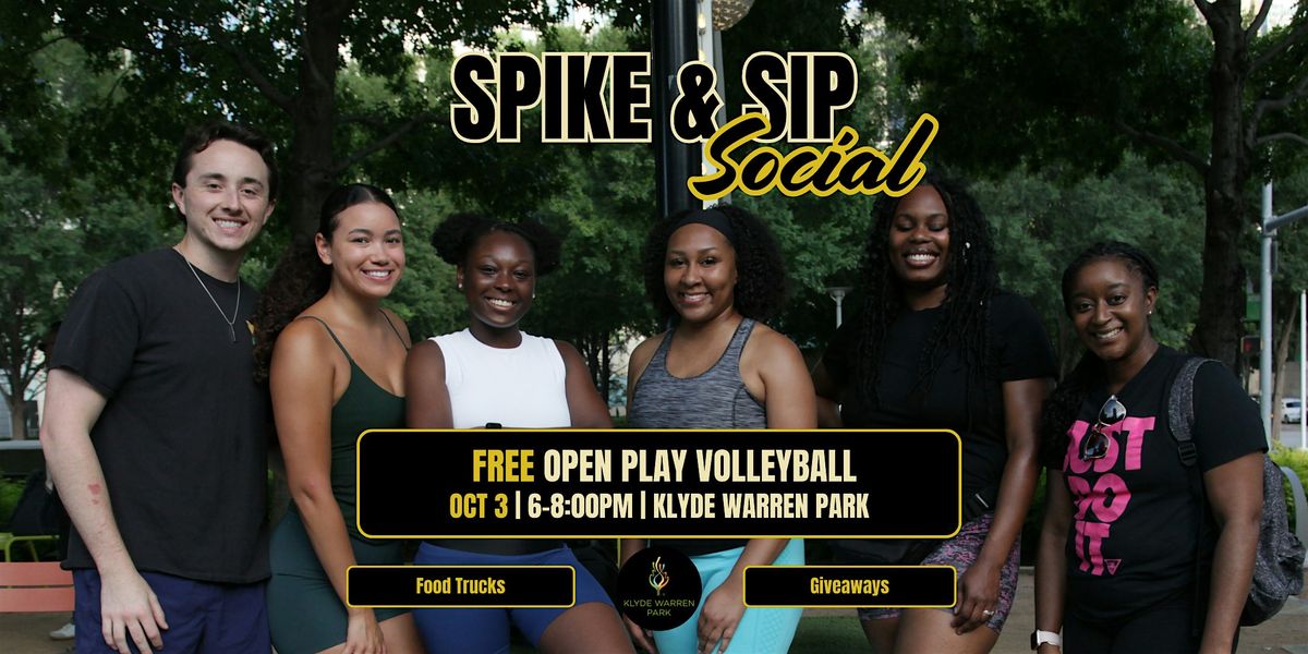 Spike & Sip Social - Oct 3, 3 October | Event in Dallas | AllEvents