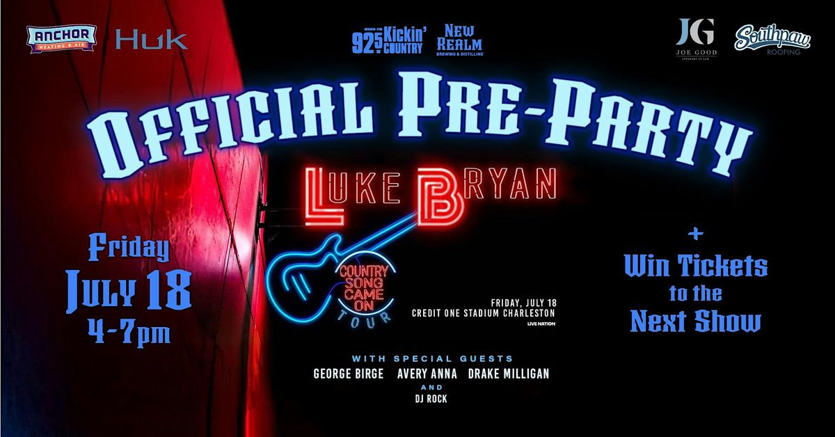 The Official Luke Bryan Pre-Party at New Realm Brewing, 18 July | Event in Charleston | AllEvents