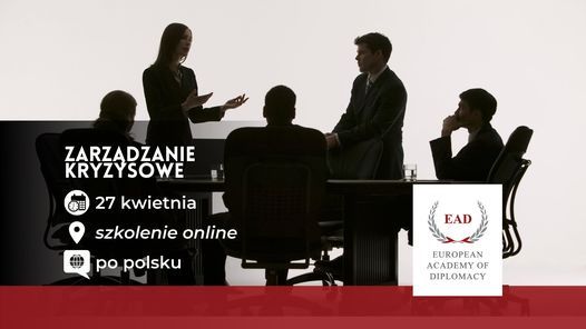 Zarzadzanie Kryzysowe Warszawa Online Pultusk April 27 2021 Allevents In