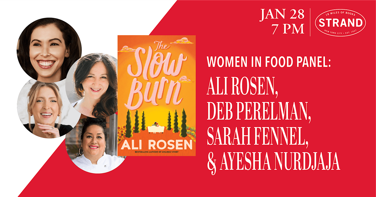 Women in Food Panel: Ali Rosen & Special Guests, 28 January | Event in New York | AllEvents