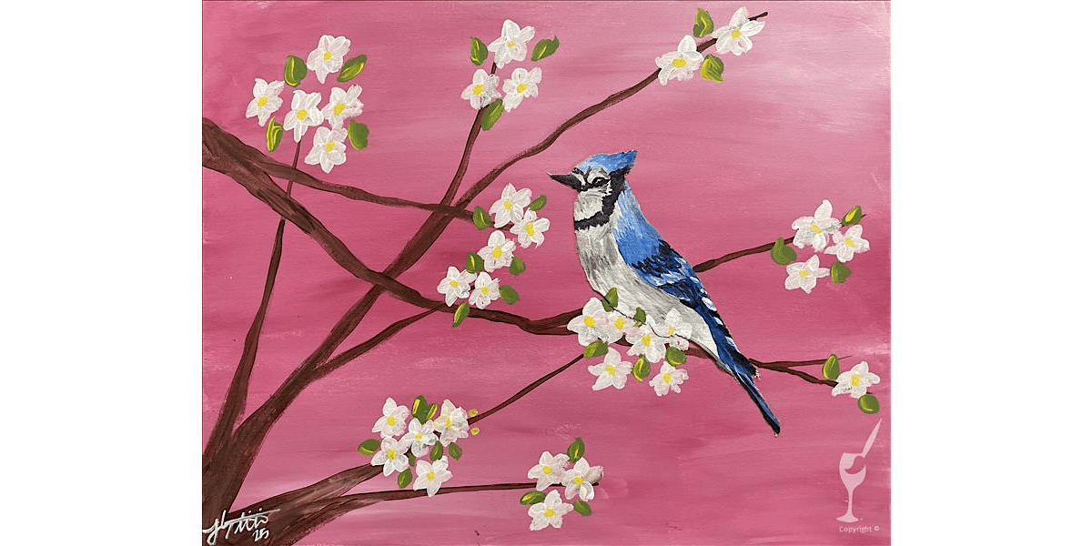 Bluebird at Sunrise - Paint and Sip in Houston | Classpop!™, 21 August | Event in Pasadena | AllEvents
