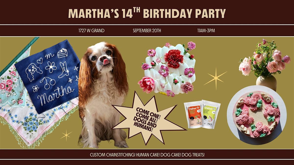 DOG PARTY! DOG CAKE! DOG TREATS! CHAINSTITCHING!, 20 September | Event in Chicago | AllEvents