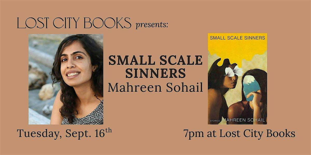 Small Scale Sinners by Mahreen Sohail, 16 September | Event in Washington | AllEvents