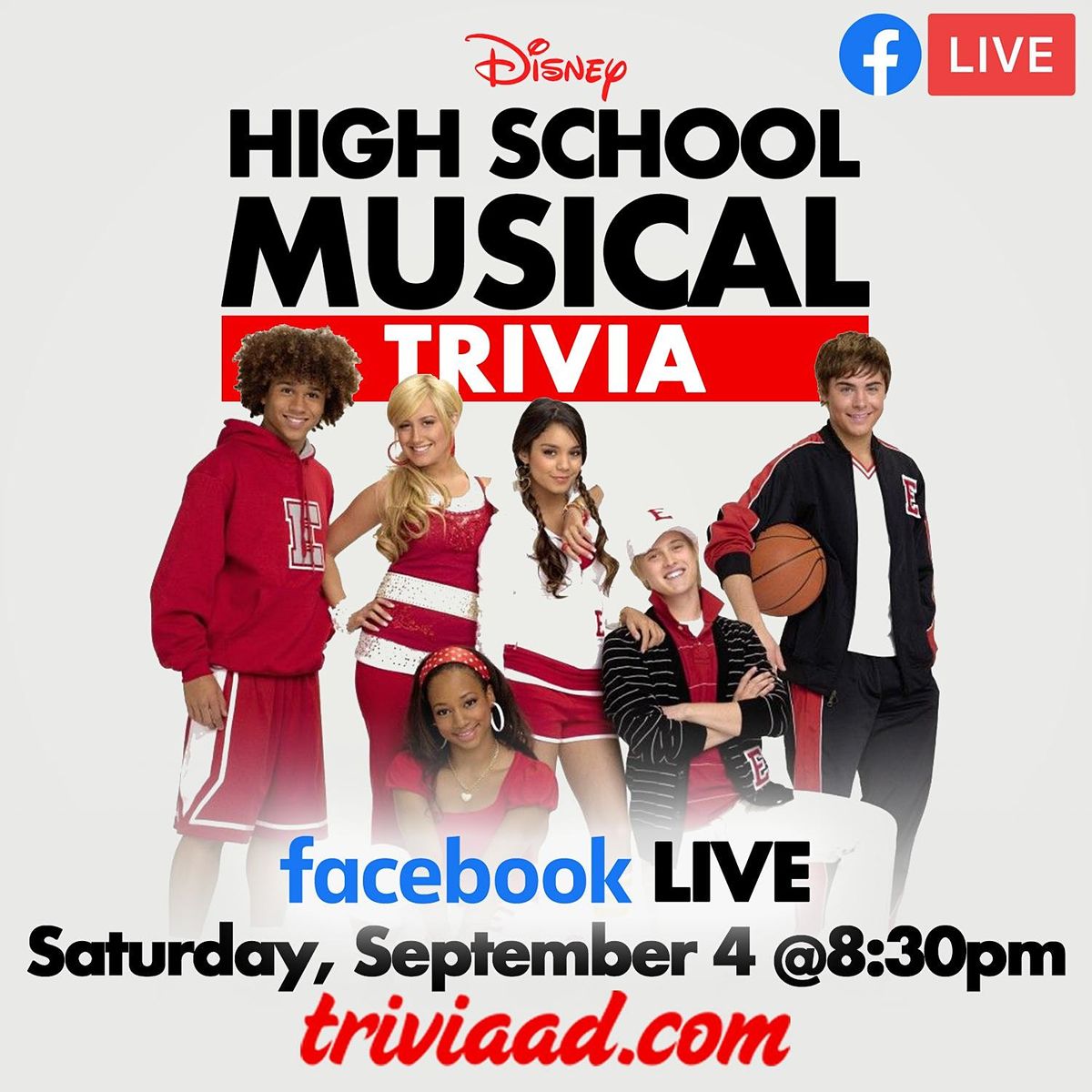 High School Musical Trivia Via Facebook LIVE September 4 2021 Online 