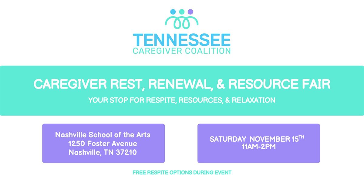 Rest, Renewal and Resource Fair - Vendor Registration, 15 November | Event in Nashville | AllEvents