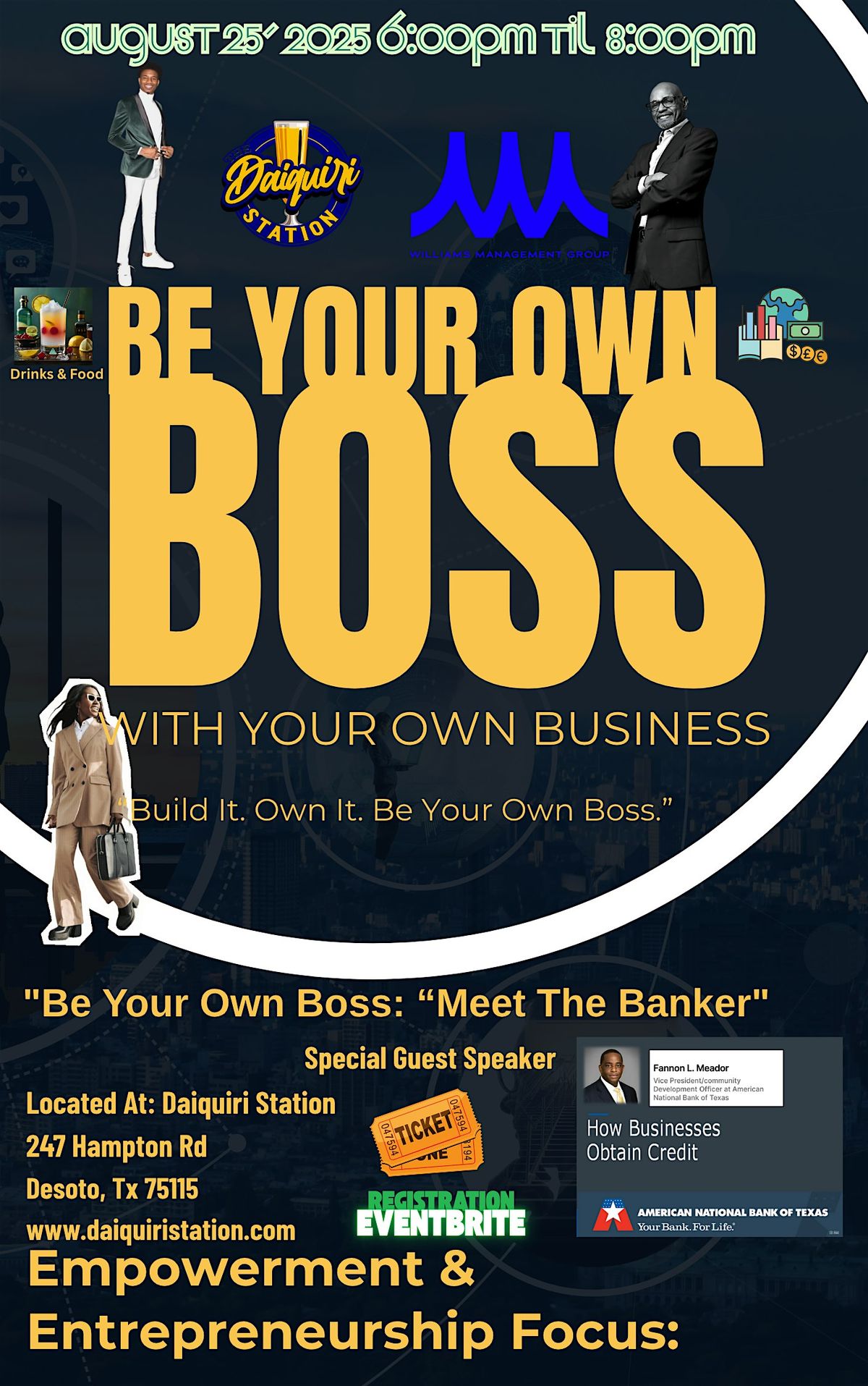 Be Your Own Boss, 25 August | Event in DeSoto | AllEvents