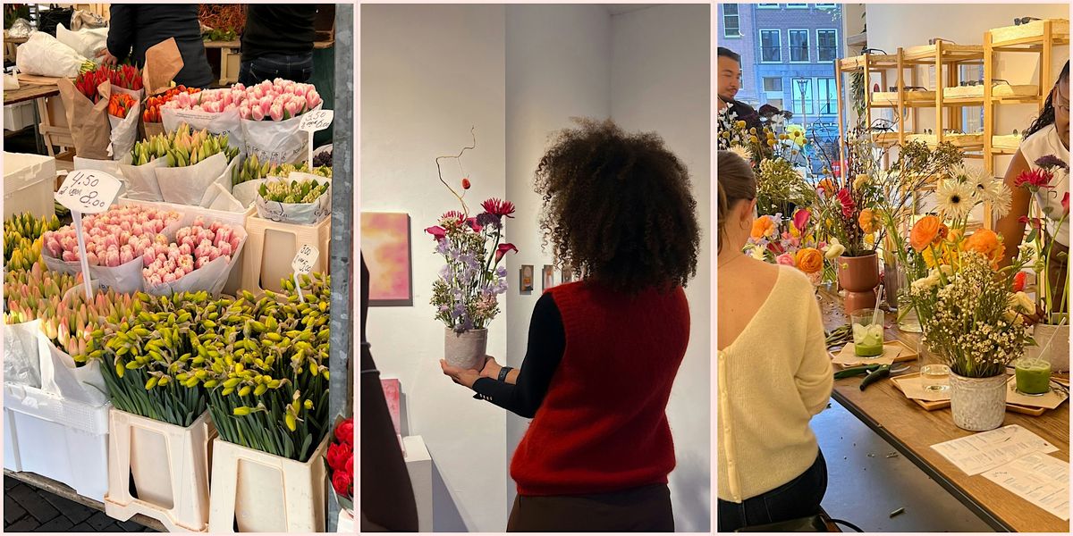 Sip & Bloom - Flower Arranging Workshop, 23 August | Event in Rotterdam | AllEvents