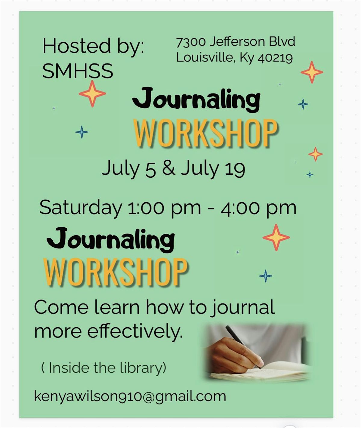 Journaling Workshop, 5 July | Event in Louisville | AllEvents