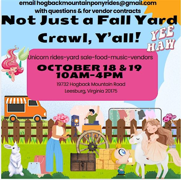 Not Just A Fall Yard Crawl, Y'all, 18 October | Event in Leesburg | AllEvents