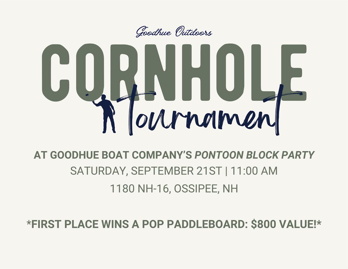 Goodhue Outdoors' Cornhole Tournament in Ossipee, New Hampshire, 20 September | Event in Ossipee | AllEvents