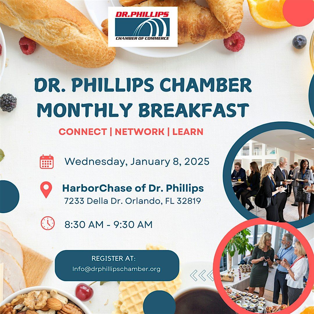 Dr. Phillips Monthly Breakfast ☕ Join Us for Breakfast & Networking! | Event in Orlando | AllEvents