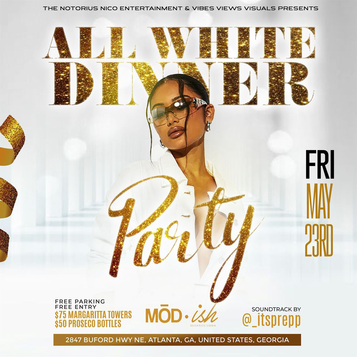 ALL WHITE DINNER PARTY (BLANCO) MEMORIAL DAY WEEKEND KICKOFF, 23 May | Event in Atlanta | AllEvents