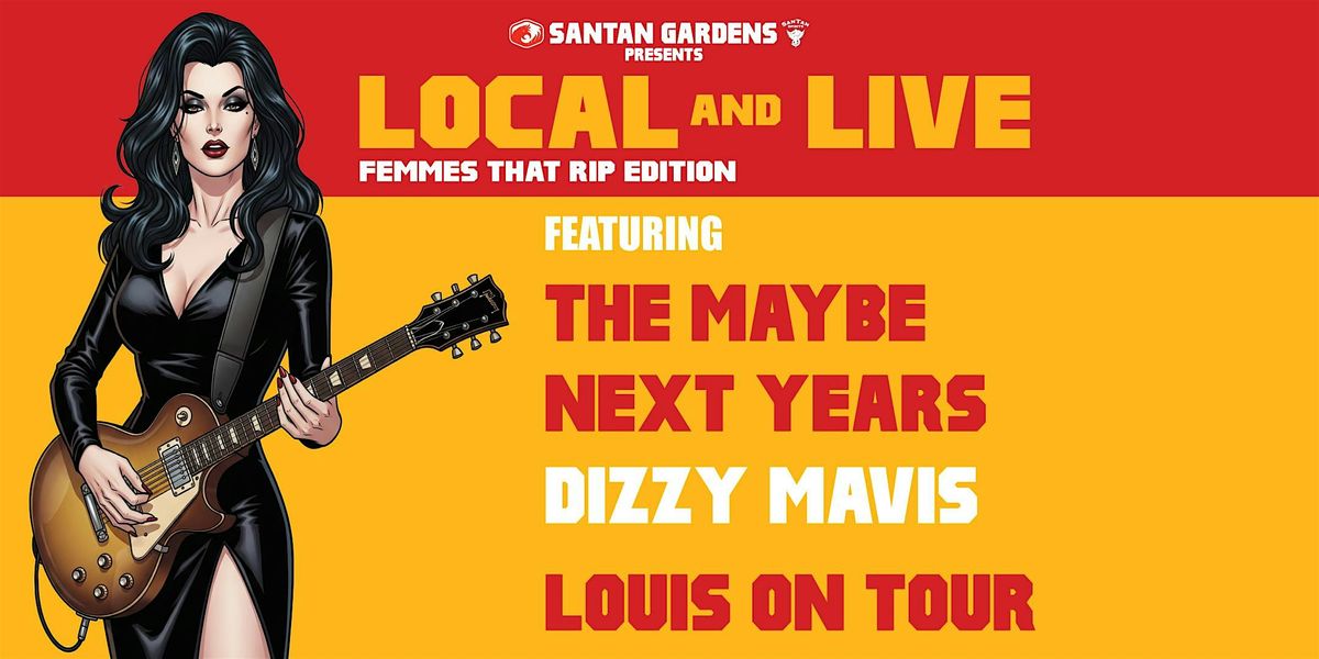 Local + Live: Louis on Tour, Dizzy Mavis, and The Maybe Next Years, 4 September | Event in Chandler | AllEvents