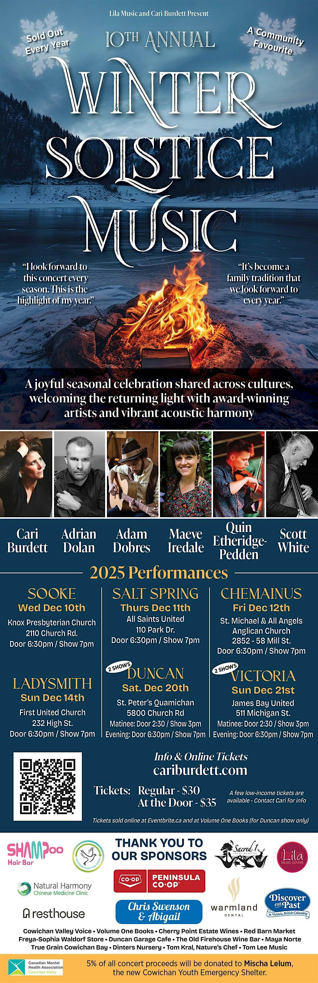 SOOKE - Winter Solstice Music: 10th Anniversary Tour, 10 December | Event in Sooke | AllEvents
