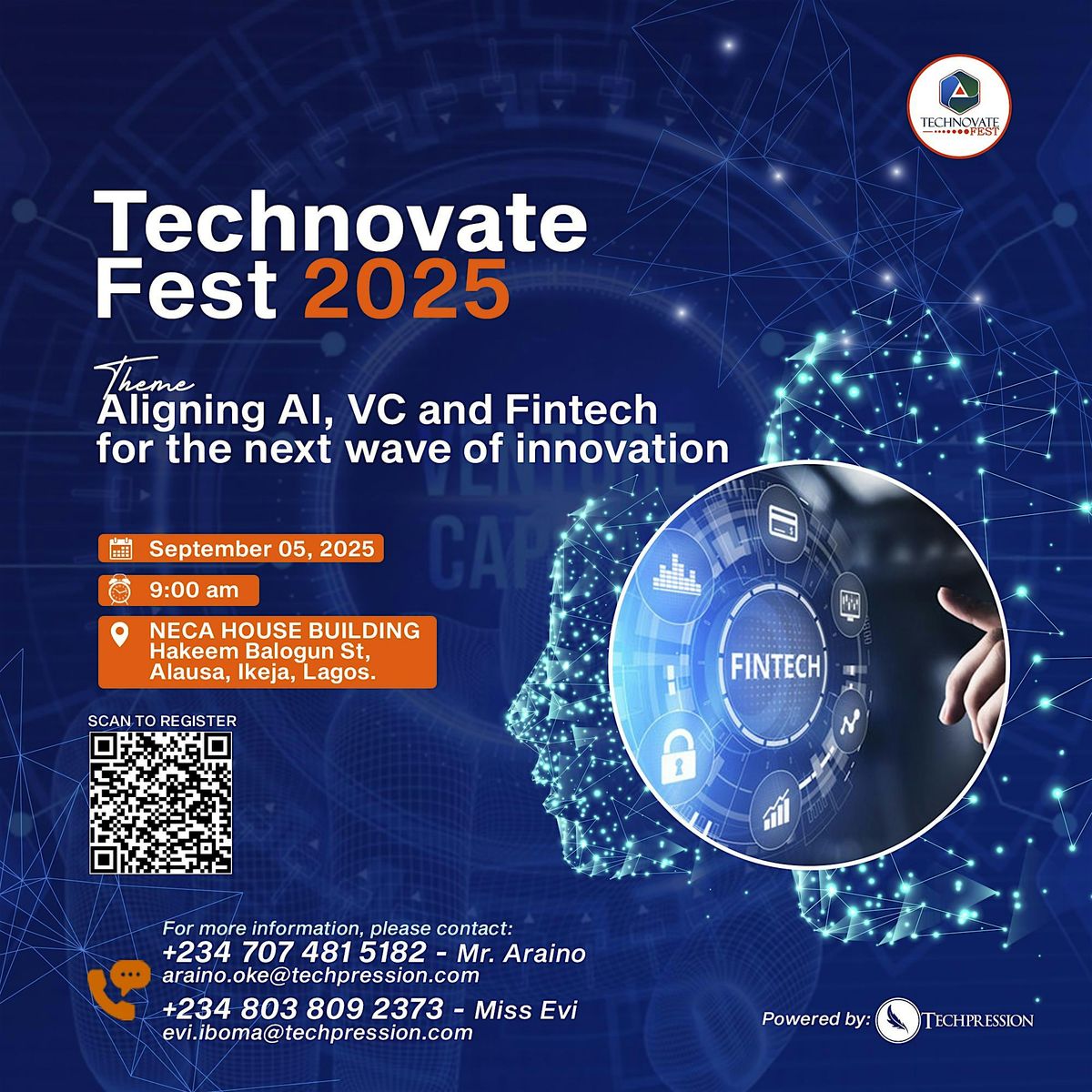 Technovatefest 2025, 5 September | Event in Ikeja | AllEvents