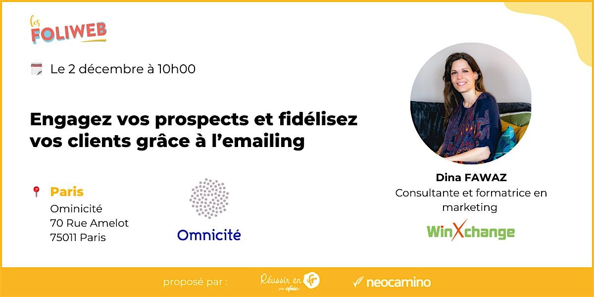 Engagez vos prospects et fidélisez vos clients grâce à l’emailing, 2 December | Event in Paris | AllEvents