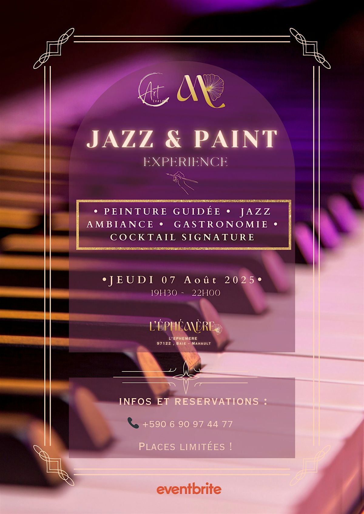 JAZZ & PAINT Expérience, 7 August | Event in Baie-Mahault | AllEvents