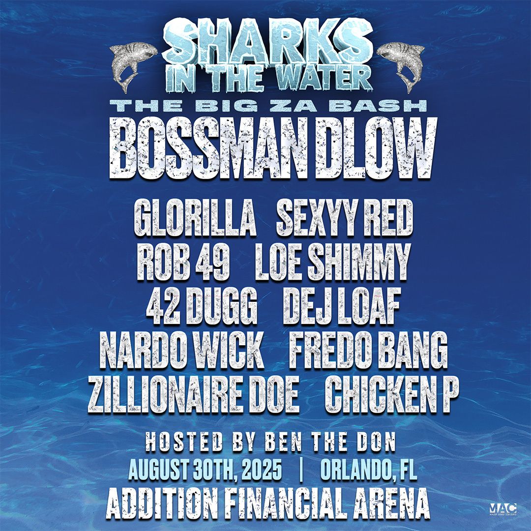 Sharks in the Water - The Big Za Bash at Addition Financial Arena, 30 August | Event in Bertha | AllEvents