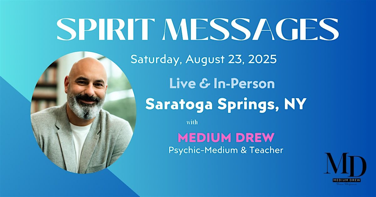 Spirit Messages from Medium Drew Live and in person, 23 August | Event in Malta | AllEvents