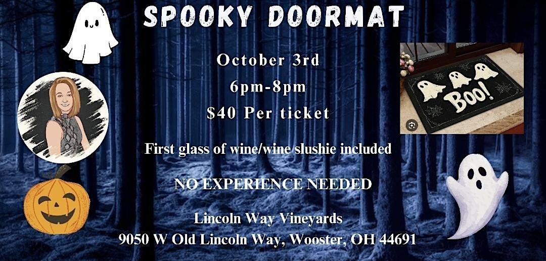 Spooky  Doormat Painting, 3 October | Event in Wooster | AllEvents
