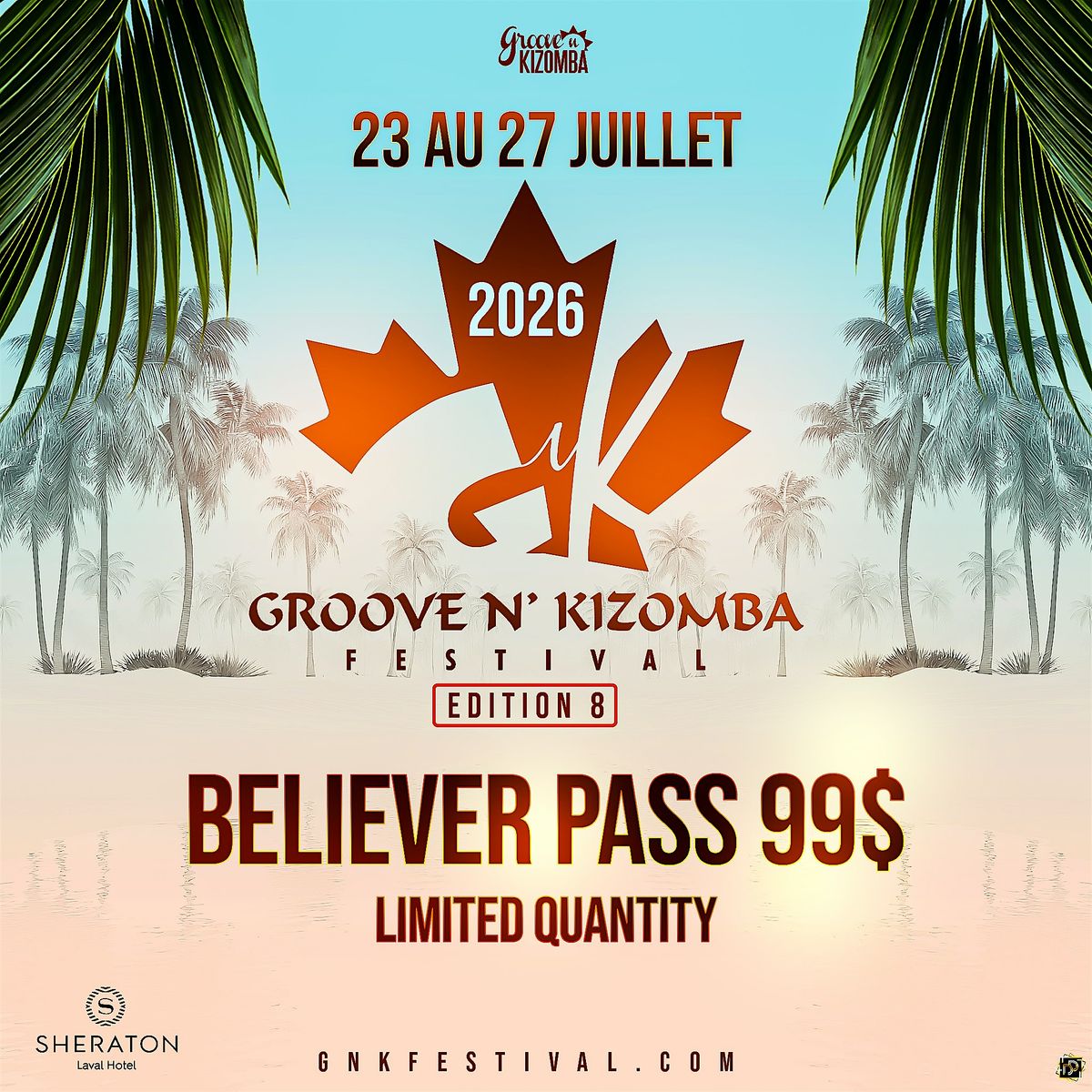 GROOVE N' KIZOMBA FESTIVAL - 9th Edition   ALL IN ONE -JULY 23  -27th 2026, 23 July | Event in Laval | AllEvents